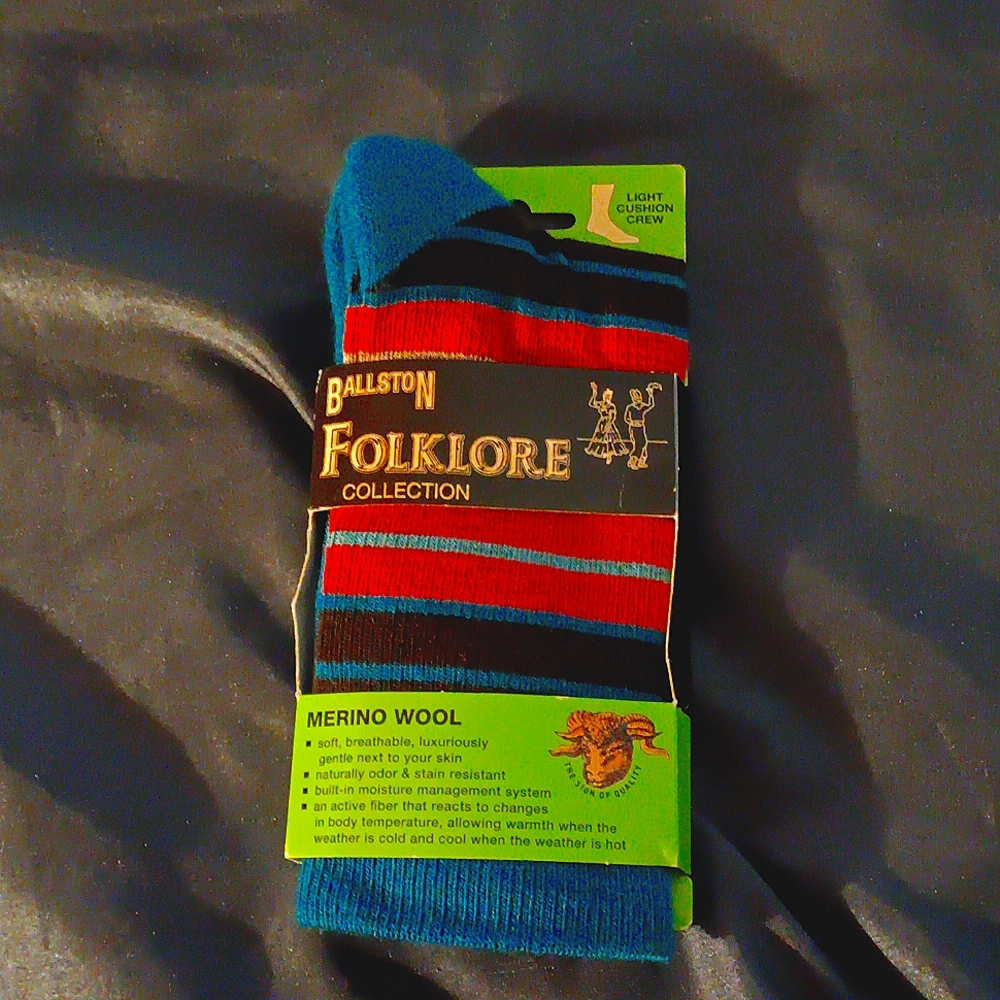 BALLSTON FOLKLORE COLLECTION STRIPE MERINO WOOL USA